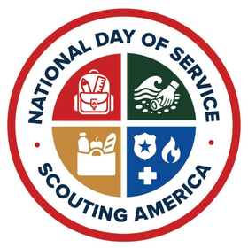 Scouting America National Day of Service emblem